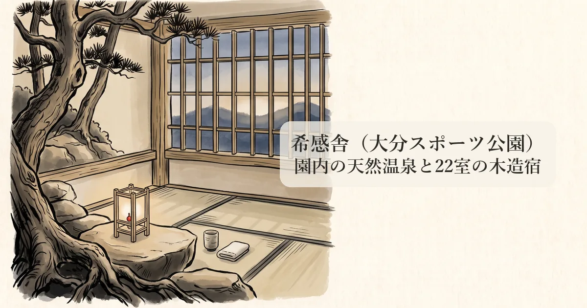 希感舎の木格子の窓辺と行灯