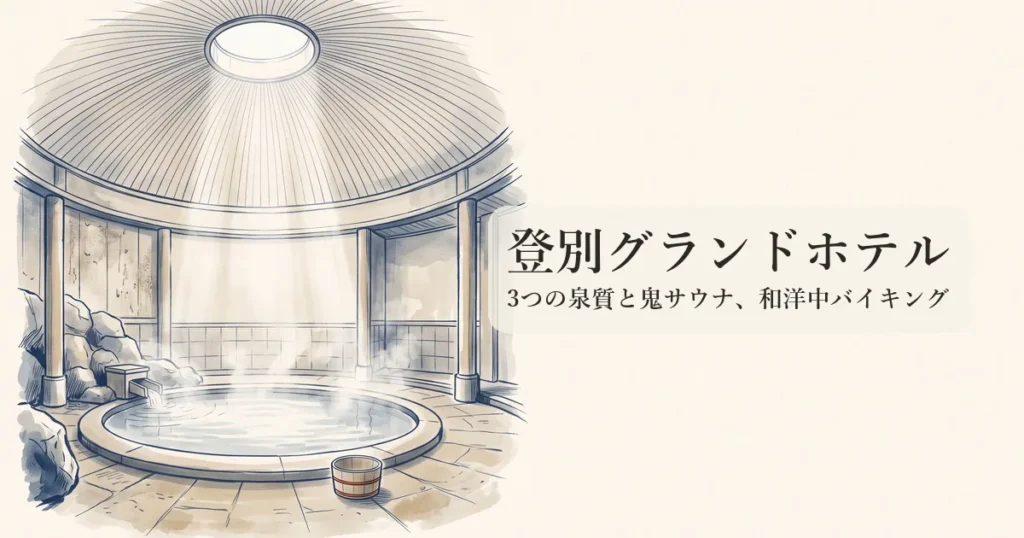 登別グランドホテル のイメージイラスト
