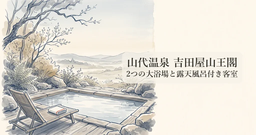 山代温泉 吉田屋山王閣 のイメージイラスト